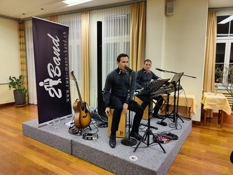 Zwei-Mann-Band live