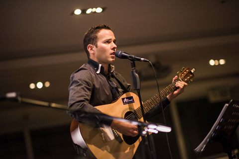 Zwei-Mann-Band live